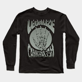 Sarcastic Statement: Legalize Cannibalism Long Sleeve T-Shirt